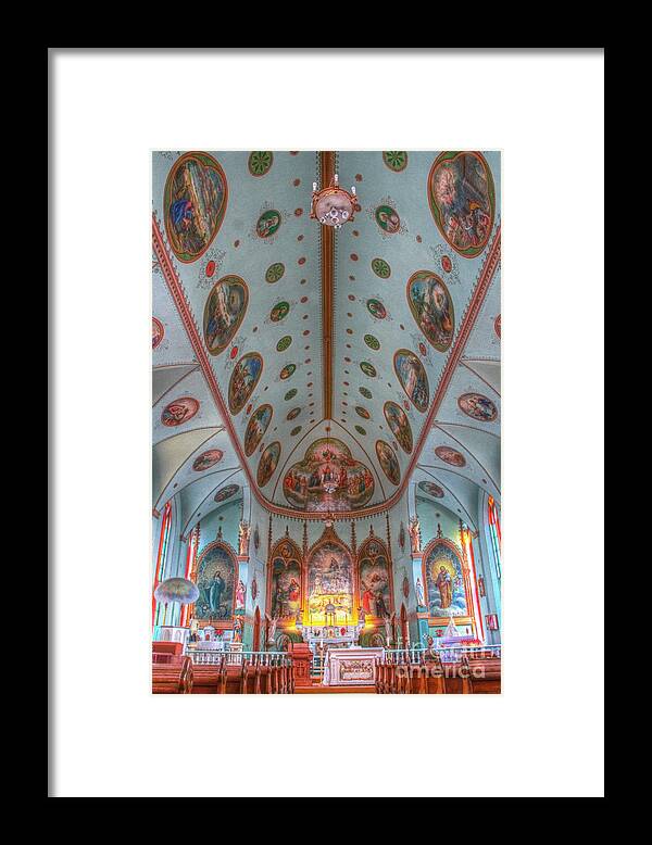 St. Ignatius Framed Print featuring the photograph 19 St. Ignatius Catholic Church Interior Portrait by Katie LaSalle-Lowery