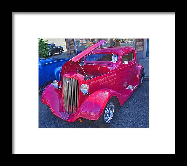 1934 Framed Print featuring the photograph 1934 Chevy Coupe by Tikvah's Hope