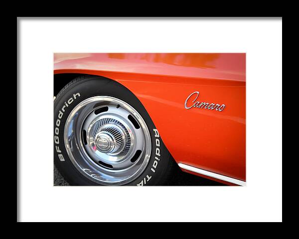 1969 Camaro Framed Print featuring the photograph 1969 Camaro by April Reppucci