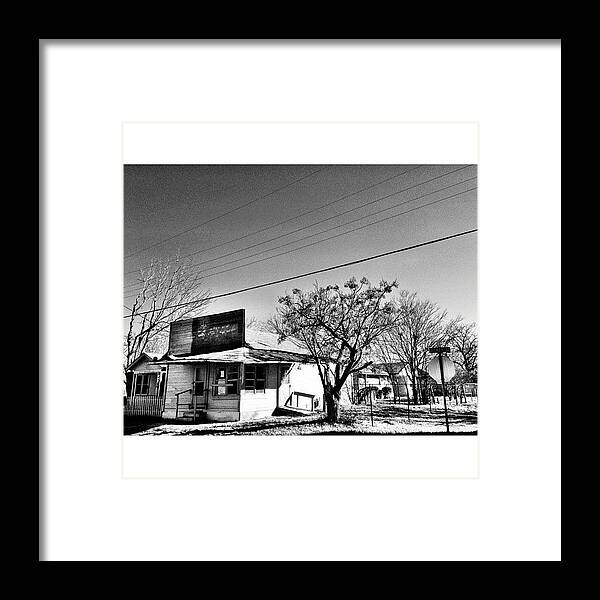 Instagram Framed Print featuring the photograph #bw #blackandwhite #2 by Kirshan Murphy