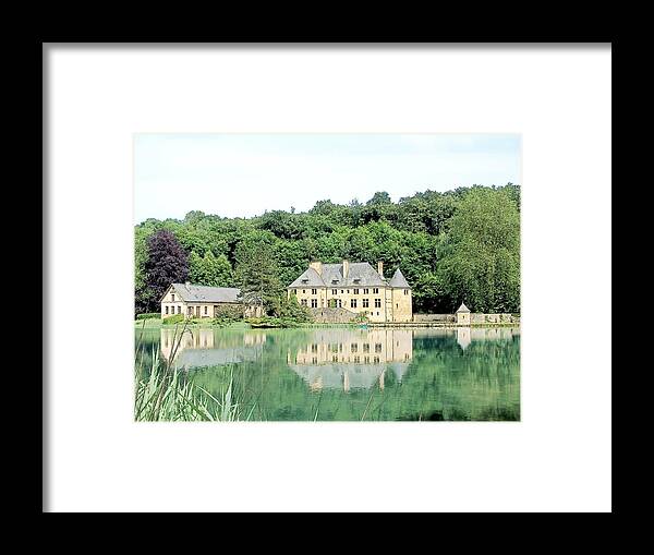 Europe Framed Print featuring the photograph Chateau du Lac Orval Belgium #2 by Joseph Hendrix