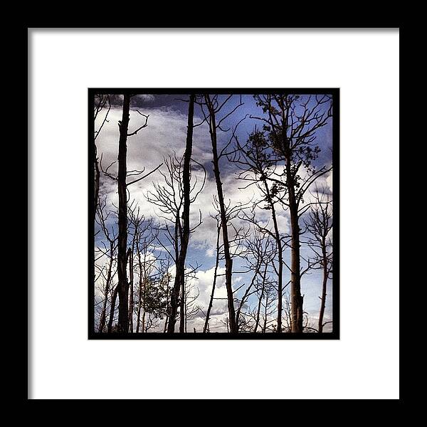 Beautiful Framed Print featuring the photograph #clouds #cloud #cloudporn #skyporn # #2 by Mike Meissner
