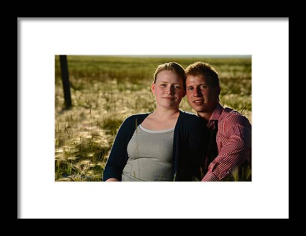  Framed Print featuring the photograph Courtney And Travis #2 by Edward Kovalsky