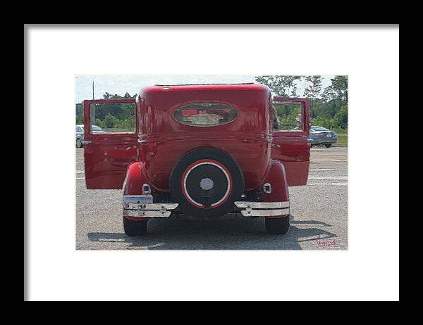  Framed Print featuring the painting 2 Door Coupe by Virginia Bond