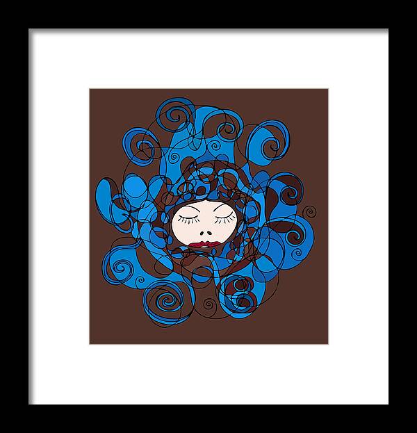 Fashion Framed Print featuring the painting Fashion Illustration #3 by Frank Tschakert