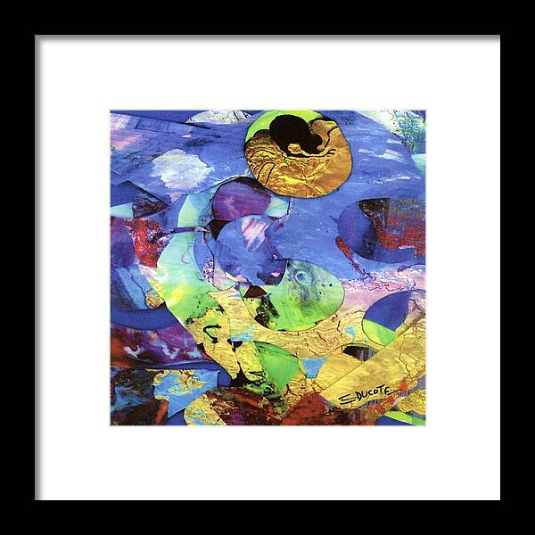 Fish Framed Print featuring the painting Fish Eyes #2 by Seaon Ducote