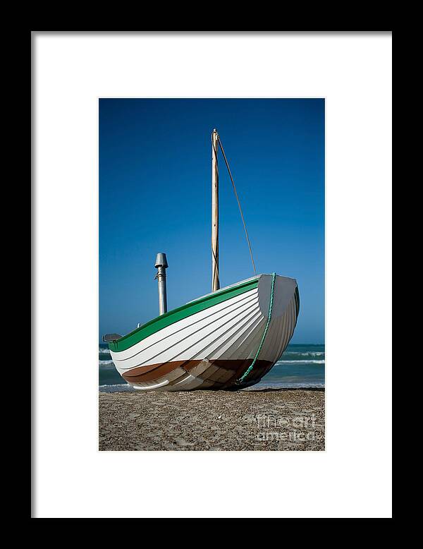 Water Framed Print featuring the photograph Fishing boat #2 by Jorgen Norgaard