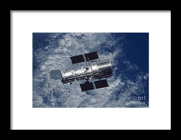 Hubble Framed Print featuring the photograph Hubble Space Telescope #8 by Nasa