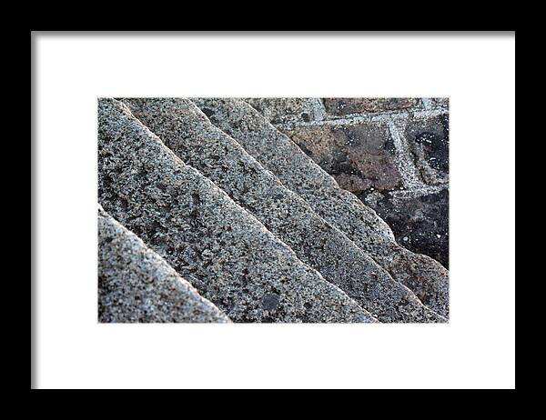 Stone Stairs Framed Print featuring the photograph Misc 0006 #2 by Carol Ann Thomas