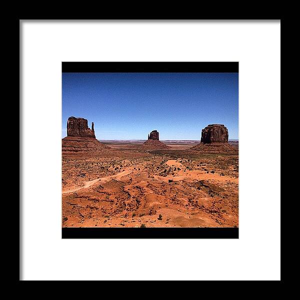  Framed Print featuring the photograph monument Valley #2 by Isabel Poulin