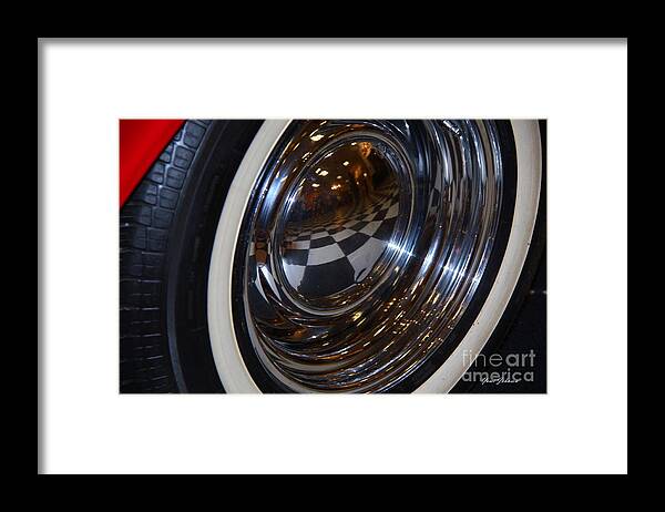 Checker Framed Print featuring the photograph Reflection #2 by Yumi Johnson