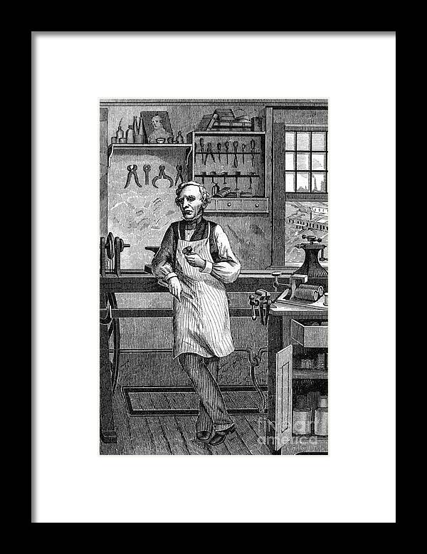 Science Framed Print featuring the photograph Samuel Morse, American Inventor #2 by Science Source