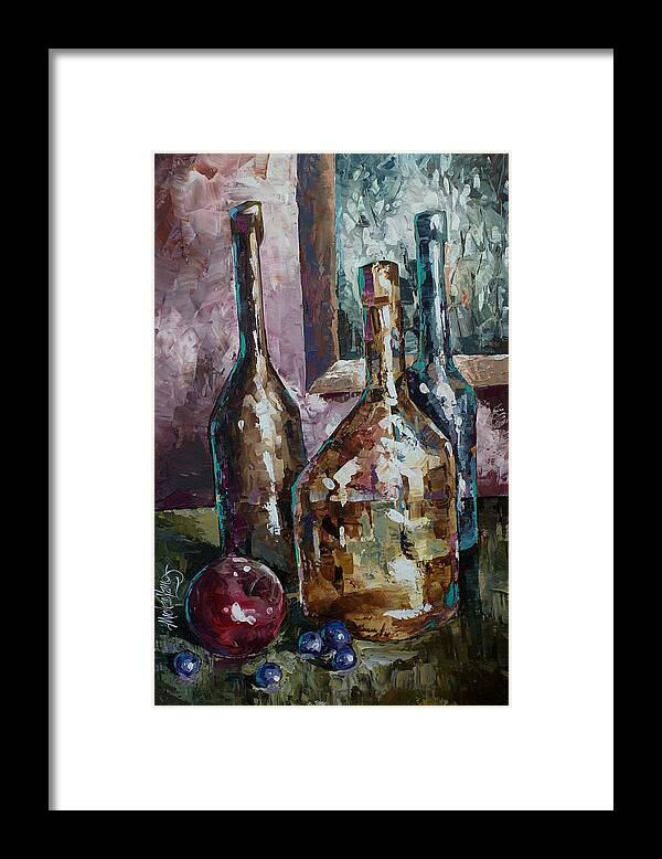 Still Life Framed Print featuring the painting Still life by Michael Lang