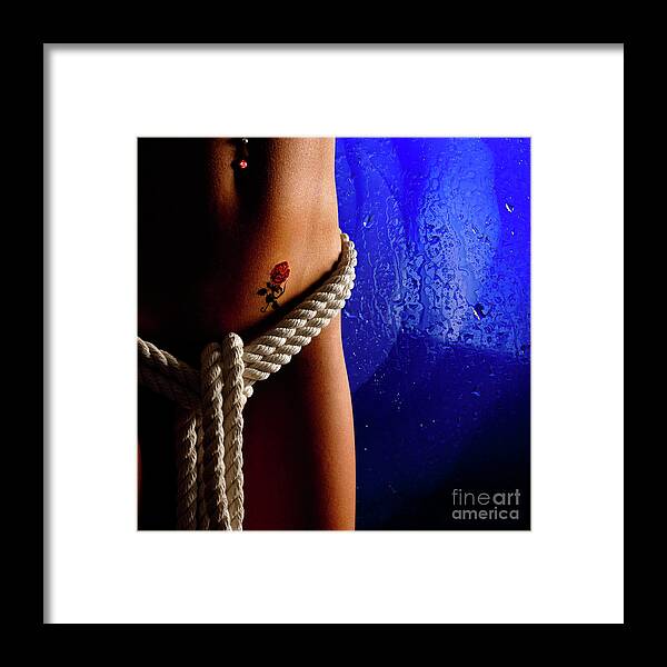 Nude Framed Print featuring the photograph Temptation #2 by Maxim Images Exquisite Prints