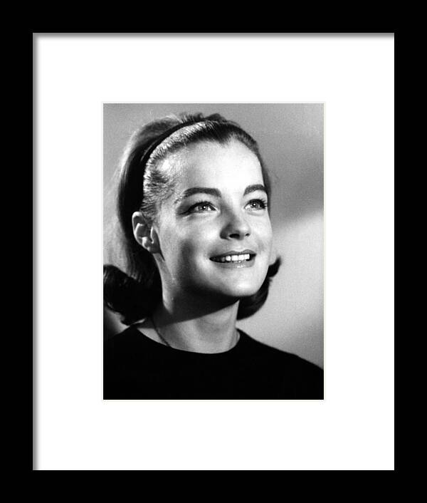 1960s Portraits Framed Print featuring the photograph The Victors, Romy Schneider, 1963 #2 by Everett