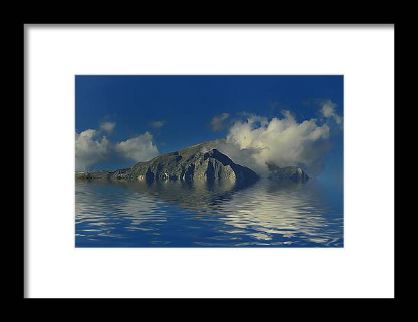 Imaginary Landscapes Framed Print featuring the photograph TUSCANY apuane mounts marble caves landscape by Enrico Pelos