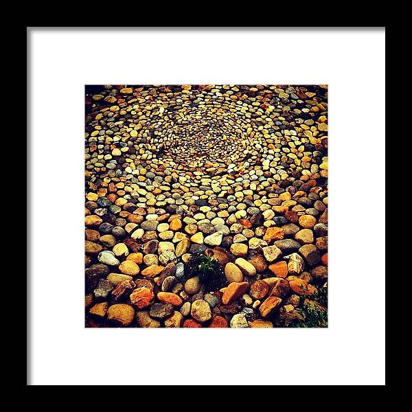 Stones Framed Print featuring the photograph #23 by Katie Williams