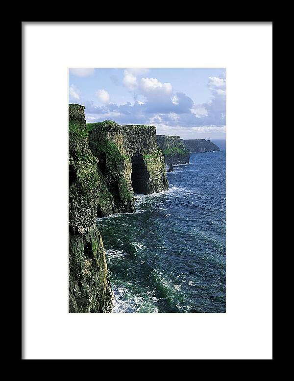 Clare Framed Print featuring the photograph Cliffs Of Moher, Co Clare, Ireland #3 by The Irish Image Collection 