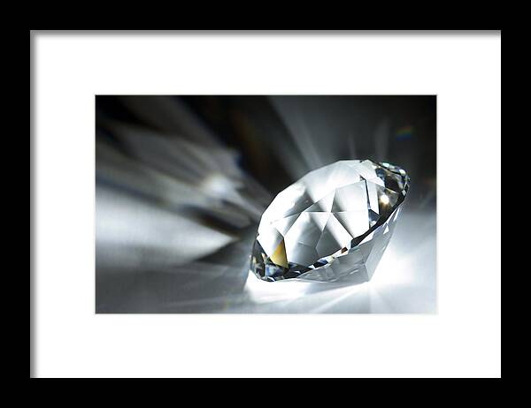 Diamond Framed Print featuring the photograph Diamond #3 by Pasieka