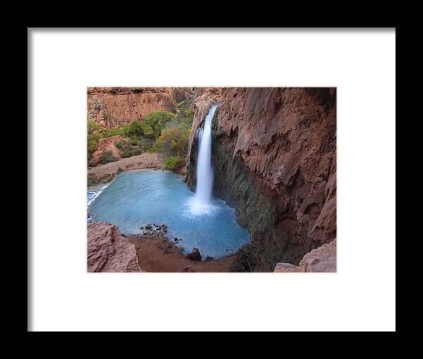 00438954 Framed Print featuring the photograph Havasu Falls Grand Canyon Arizona #3 by Tim Fitzharris
