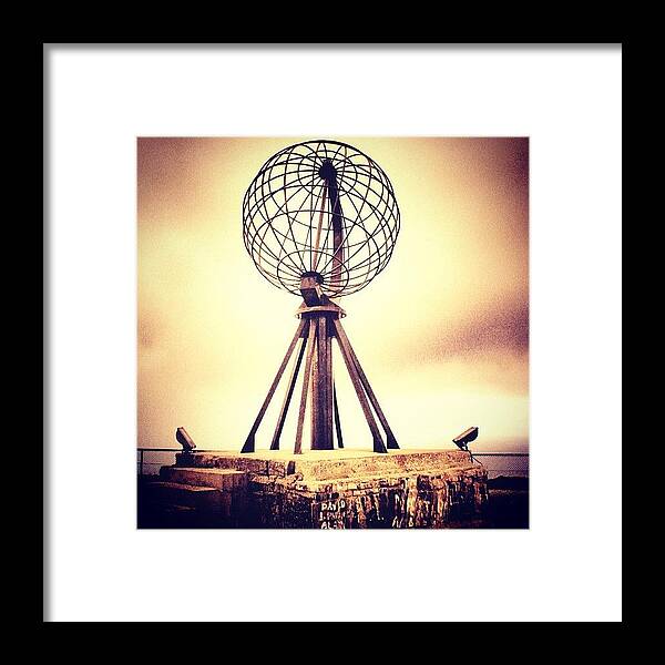 Outdoor Framed Print featuring the photograph Nordkapp #3 by Luisa Azzolini