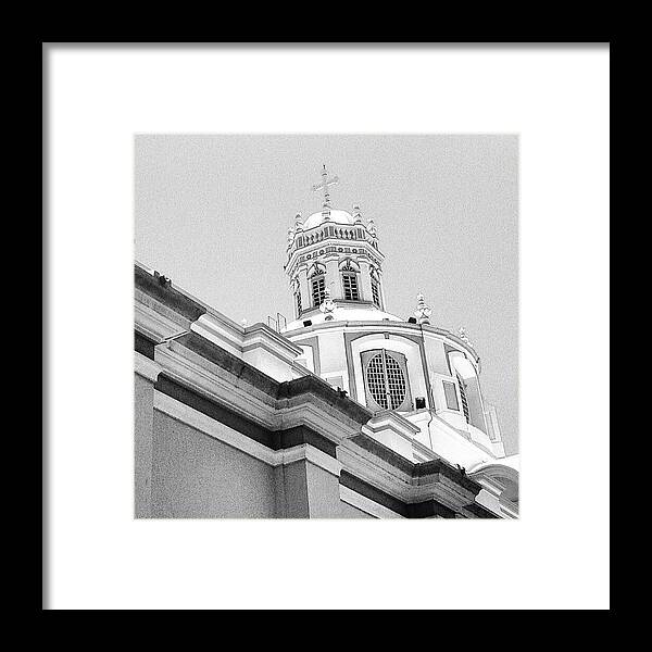 India Framed Print featuring the photograph #pondicherry #cathedral #architecture #3 by Sahil Gupta
