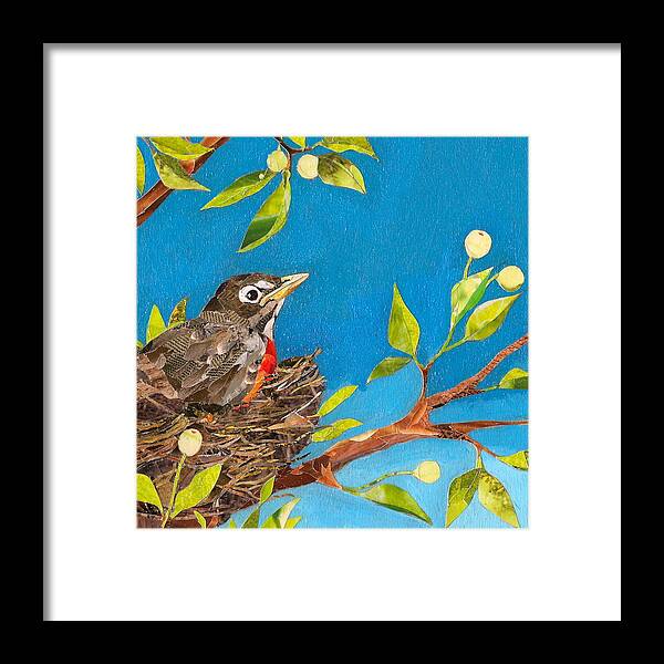Baby Framed Print featuring the mixed media Ready to Leave, 4th of 4 by Robin Birrell
