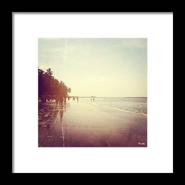 Beach Framed Print featuring the photograph Sea Shore #3 by Parth Patel