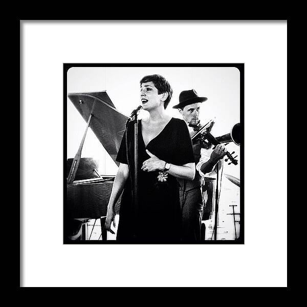 Blackandwhite Framed Print featuring the photograph The Hot Sardines #3 by Natasha Marco