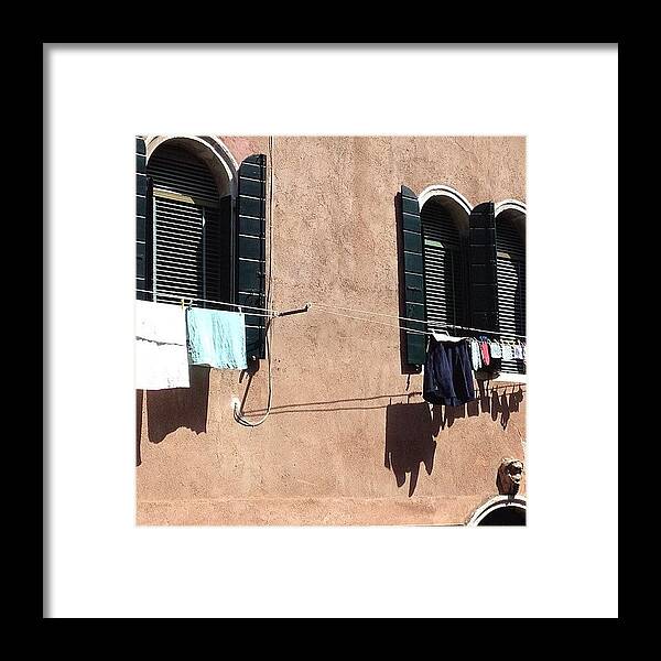 Venice Framed Print featuring the photograph Venice Italy #3 by Irina Moskalev