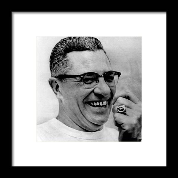  Framed Print featuring the photograph Vince Lombardi, 1913-1970, General #3 by Everett