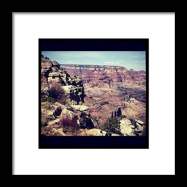 View Framed Print featuring the photograph Grand Canyon #4 by Isabel Poulin