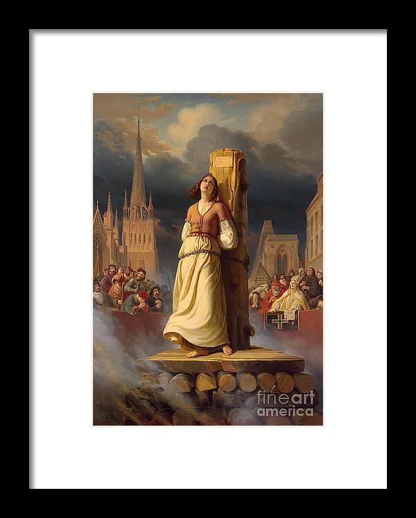 History Framed Print featuring the photograph Joan Of Arc, French National Heroine #4 by Photo Researchers