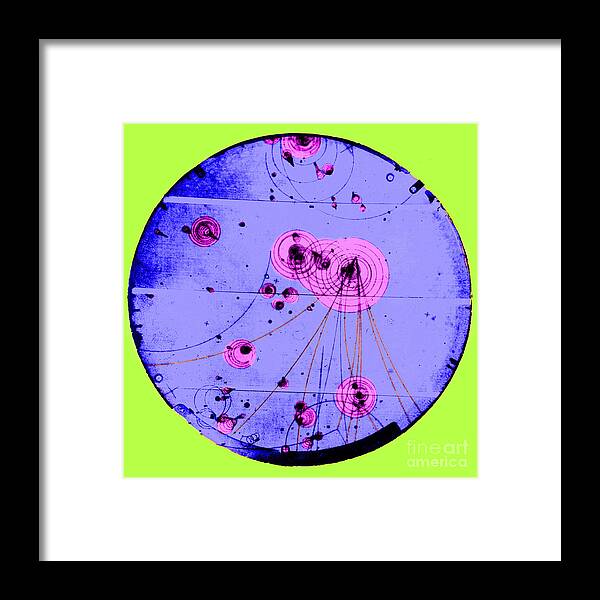 History Framed Print featuring the photograph Proton-photon Collision #7 by Omikron