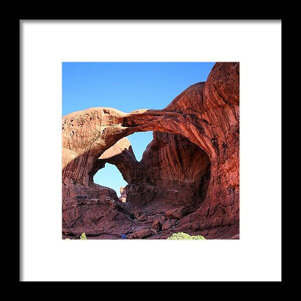 Utahgram Framed Print featuring the photograph Utah #4 by Luisa Azzolini