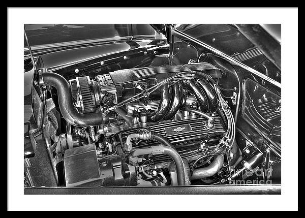 Chevy Framed Print featuring the photograph 48 Chevy Block by Anthony Wilkening
