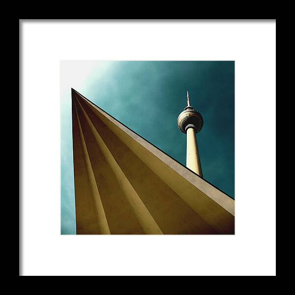 Berlin Tv Tower Framed Print featuring the photograph Berlin TV Tower #5 by Falko Follert