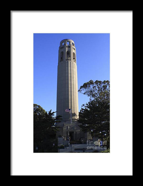 San Francisco Framed Print featuring the photograph Colt Tower #5 by Aidan Moran