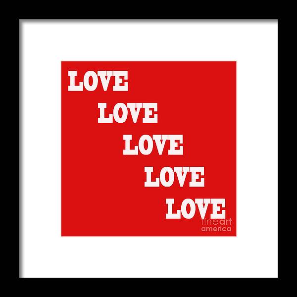 Love Framed Print featuring the photograph 5 Steps of Love by Paul Ward
