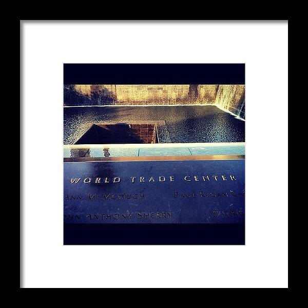 Wtc Framed Print featuring the photograph Instagram Photo #56 by Noah Jacob