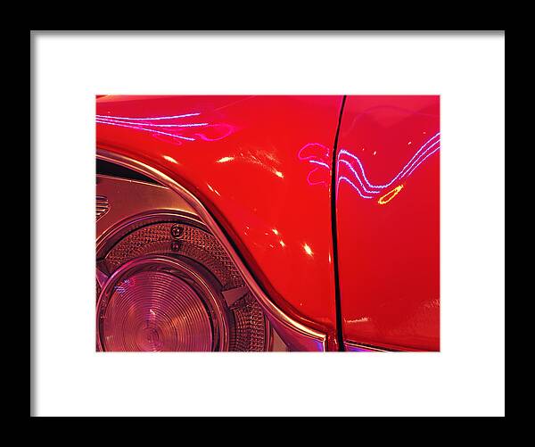 57 Lancer Framed Print featuring the photograph 57 Lancer by Kris Rasmusson