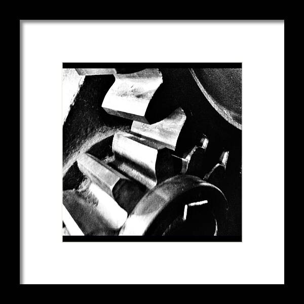 Cogs Framed Print featuring the photograph Instagram Photo #621340114007 by Ritchie Garrod