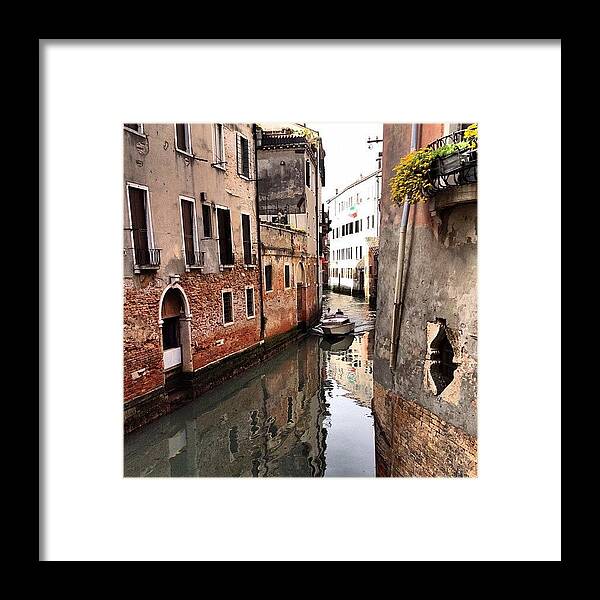 Venice Framed Print featuring the photograph Venice Italy #7 by Irina Moskalev