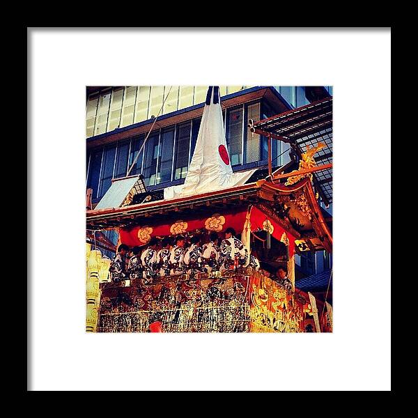 Beautiful Framed Print featuring the photograph 祇園祭 Gion Festival #8 by My Senx