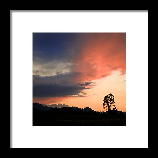 Sunset Framed Print featuring the photograph Sunset #8 by Ang El