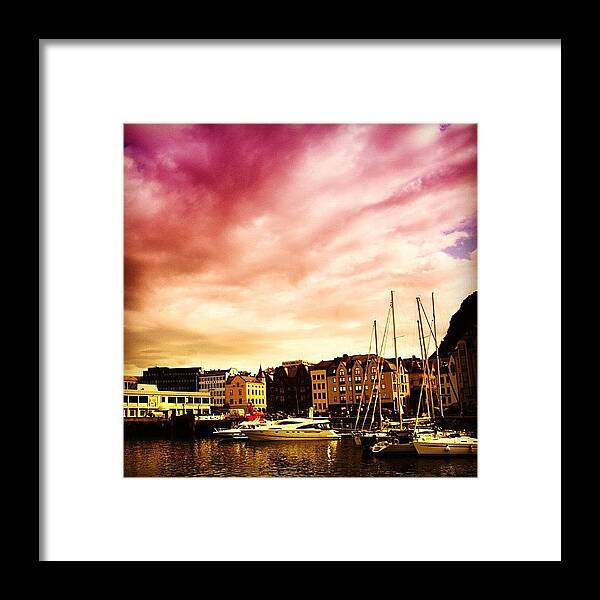 Bestsnaps Framed Print featuring the photograph Alesund - Norway #9 by Luisa Azzolini