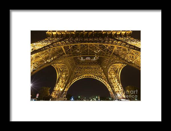 Tour Framed Print featuring the photograph Eiffel tower by night #9 by Fabrizio Ruggeri