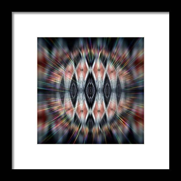 Beautiful Framed Print featuring the photograph #tagstagram .com #abstract #symmetry #92 by Dan Coyne
