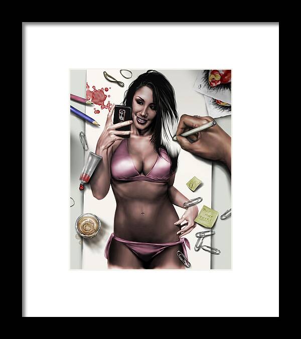 Pete Framed Print featuring the painting A Day in the Life by Pete Tapang