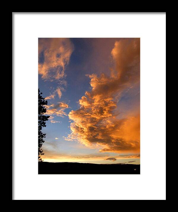 Sunset Framed Print featuring the photograph A Dramatic Summer Evening 1 by Will Borden